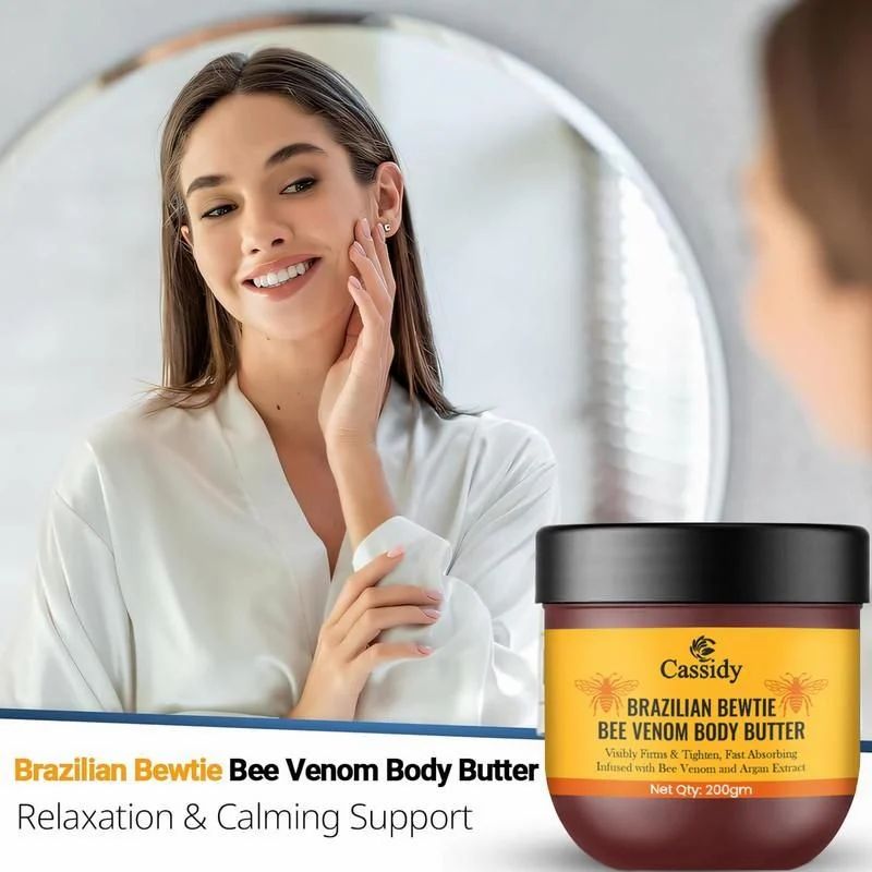 🐝 Brazilian Bewtie™ Bee Venom Body Butter – Firm, Hydrate & Glow Naturally!