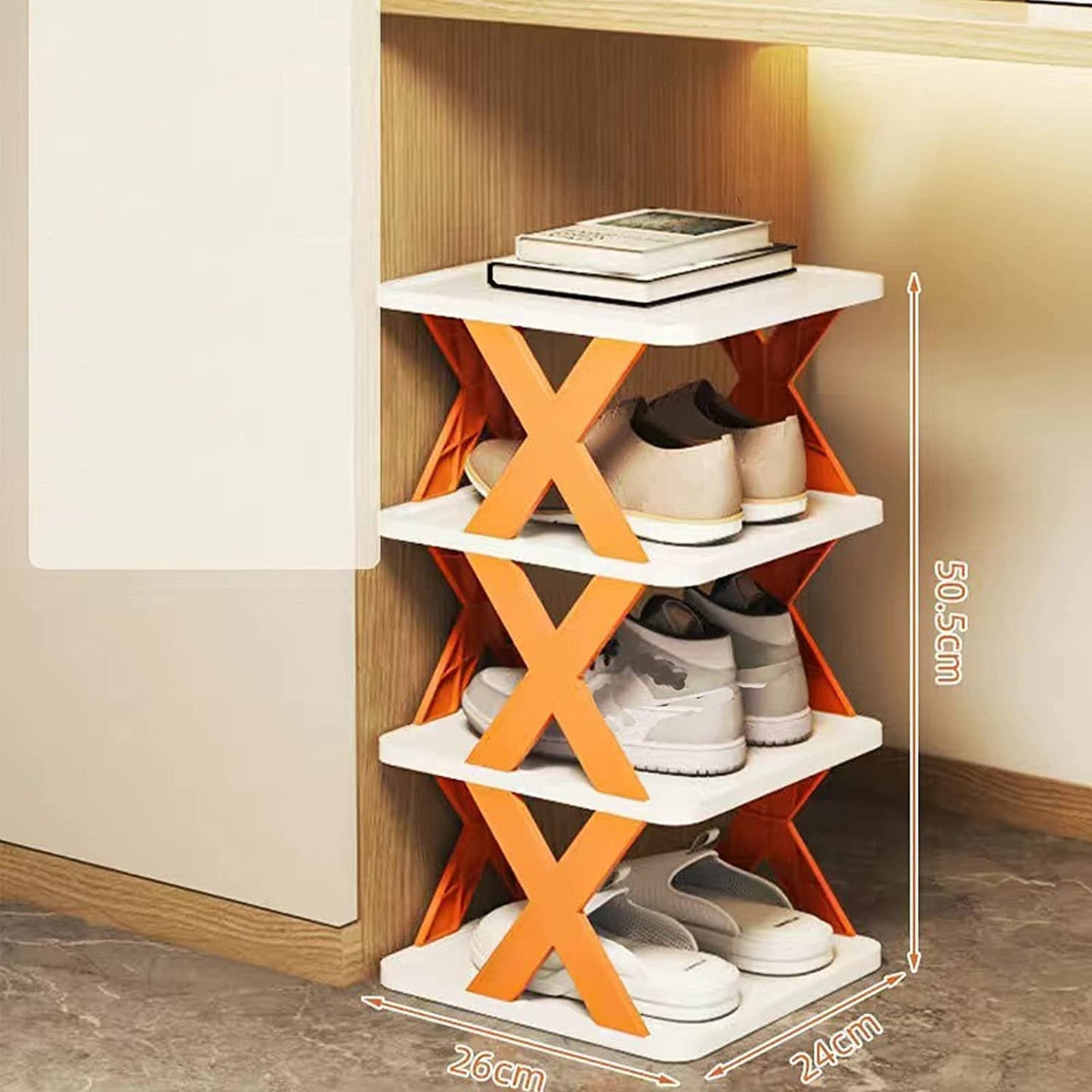 🧺 BuBu MultiMate™ Organizer Stand – Compact & Colorful Storage Rack
