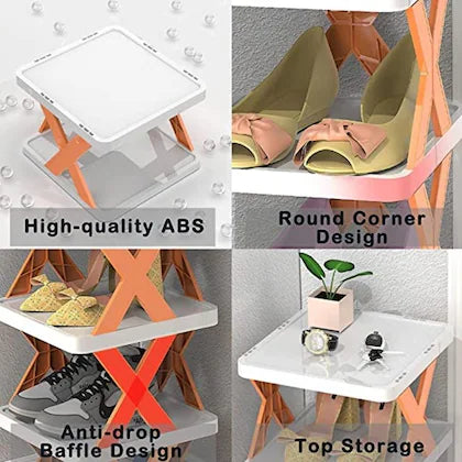 🧺 BuBu MultiMate™ Organizer Stand – Compact & Colorful Storage Rack