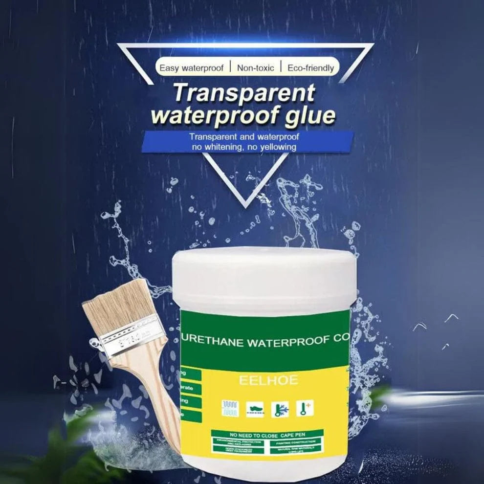 🛠️ Transparent Waterproof Glue + Brush (300g)