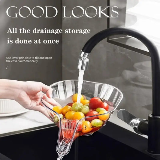 🧺 BuBu SmartFlow™ – Kitchen Sink Drain Basket Funnel (BOGO Offer)