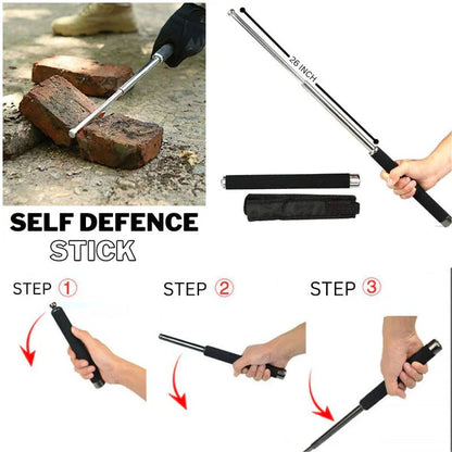 🛡️ BuBu GuardStick™ – Self Defense & Hand Pointer Telescopic Stick